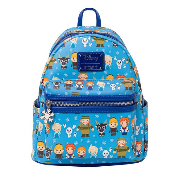 NWT! Disney Loungefly Frozen Chibi Mini Backpack - Picture 1 of 11